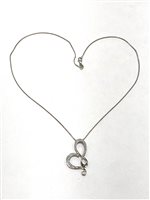 Halskette Donna Oro Dame Classici in Weißgold Diamante 0.15 Ct TP9009 - TP9009